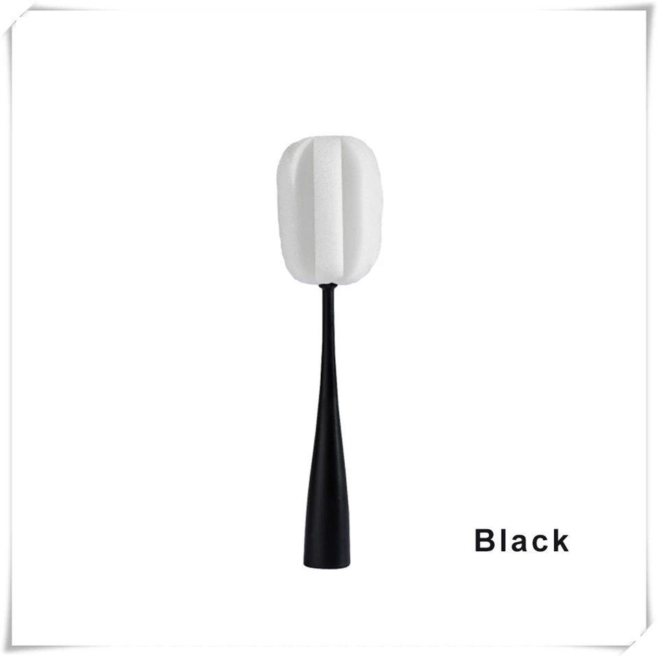 Cleaning Brush black MSJO очиститель для стеклянной бутылки, щетка для кружки, посуды, воды, питьевой чистящей щетки, губка для домашней кухни, губка для посуды, бутылки - Цвет: Cleaning Brush black