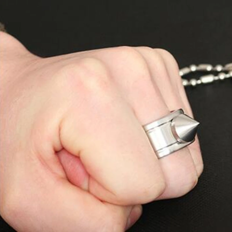 Высокое качество нержавеющая сталь принадлежности для самообороны кольцо