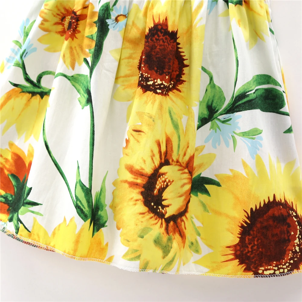 Summer Sleeveless Dress for Girl Children Cotton Braces One-piece 1-6 Years Kids Girls Birthday Party Dresses Toddler Outfits | Детская