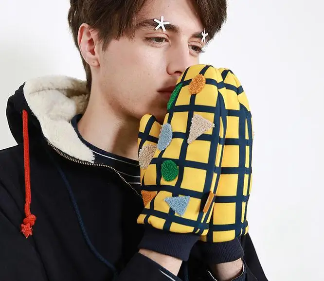 Осенне зимние Новые поступления женские бархатные теплые перчатки высокого