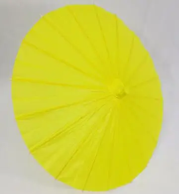 40CM Yellow 1 шт. 40 см китайский цветной бумажный зонтик китайский традиционный танец Сделай Сам пустой бумажный зонтик ручная роспись вечерние принадлежности - Цвет: 40CM Yellow