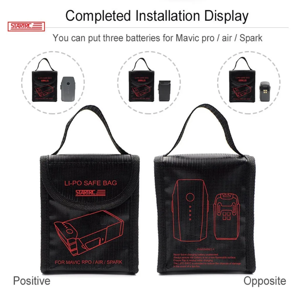 Зарядное устройство LiPo Батарея огнеупорная Защитная взрывобезопасная сумка