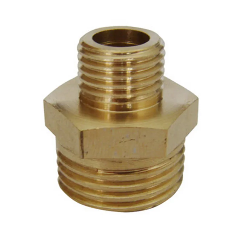 1/4 &quotMale x 1/2&quot Male BSP Латунная Труба Шестигранная ниппельная арматура Быстрый
