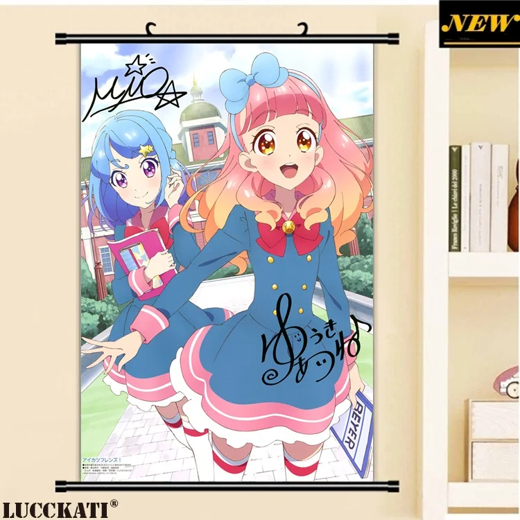 40X60 см Aikatsu! друзей! Серия loli lolita мультяшное аниме художественная Настенная