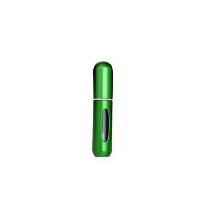 Green 5 мл портативная многоразовая мини-парфюмерная алюминиевая бутылка для хранения с распылителем пустые косметические контейнеры футляр для путешествий Домашний Органайзер поставки - Цвет: Green