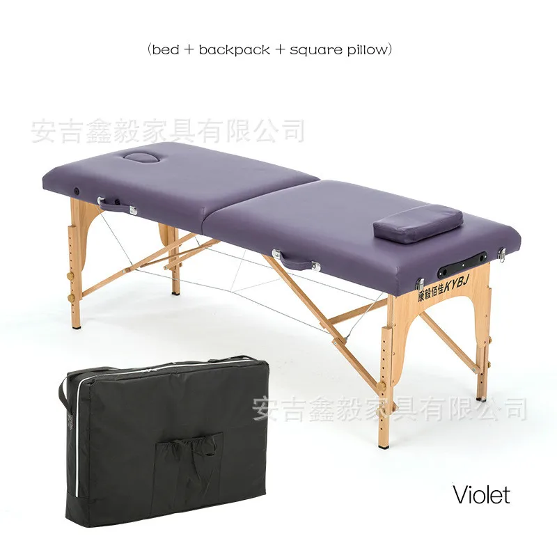 B(Backpack pillow) 27 секций 185см 70 см легкий портативный массажный стол диван кровать плинтус терапия тату салон Рейки Исцеление шведский массаж 15 кг - Цвет: B(Backpack pillow)