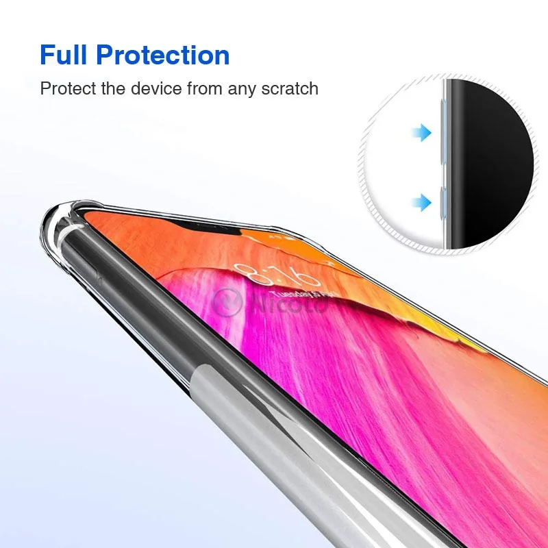 Задняя крышка для Xiaomi Redmi note 6pro 7 pro чехол телефона Xiomi 6 6A 5 5plus прозрачные чехлы