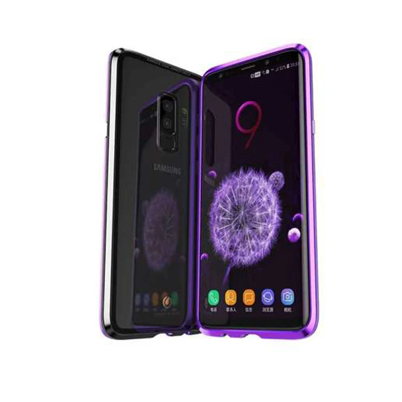 Новый чехол для мобильного телефона на магните samsung galaxy S9/S9 плюс металлический