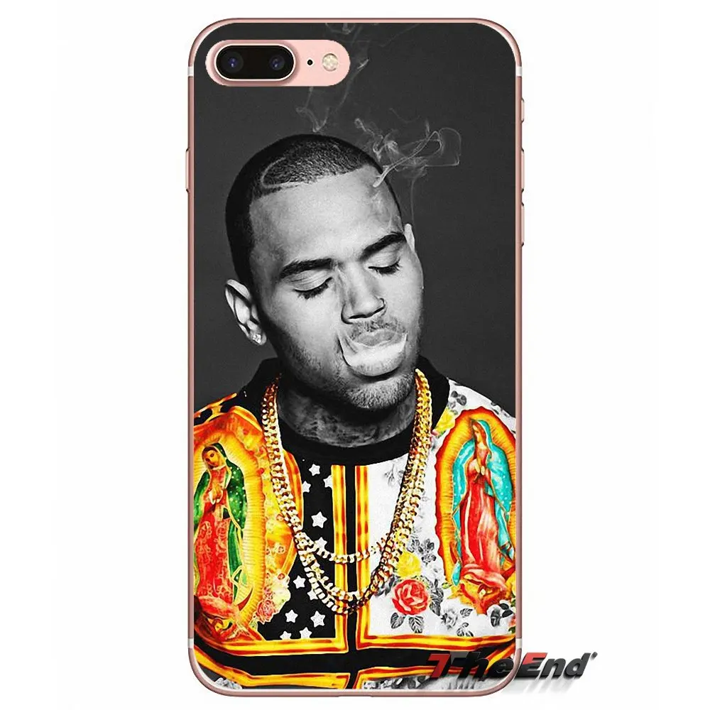 Chris Brown бретелей отлично подходит для Xiaomi Redmi 4A 4X3 S Note 3 4 5 Pro 5A mi 6 A1 Max 5X 6X мягкий