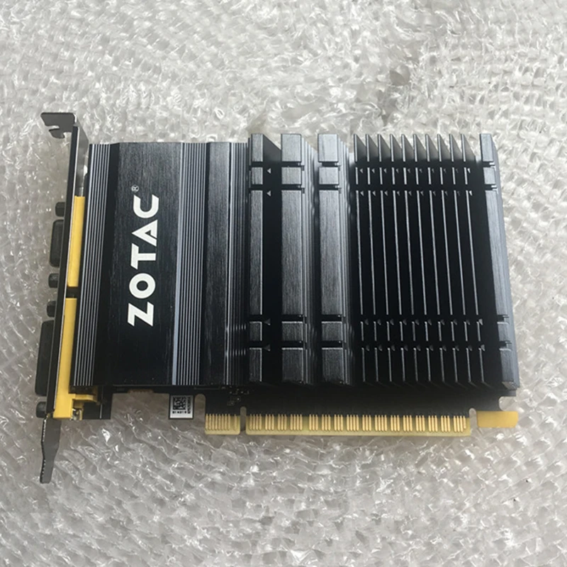 Видеокарта ZOTAC GeForce GT 610 1 Гб 64 бит GDDR3 видеокарты GPU карта для NVIDIA оригинальная GT610 1GD3 Dvi VGA PCI-E