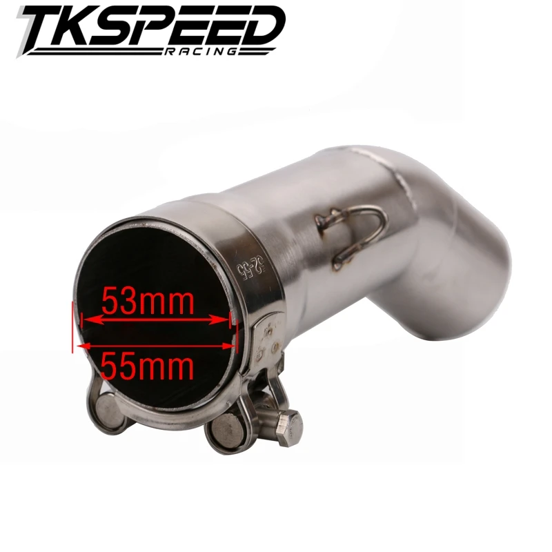 Выхлопная труба для мотоцикла 51 мм глушитель Yamaha FZ8 FZ800|motorcycle exhaust muffler|motorcycle muffler