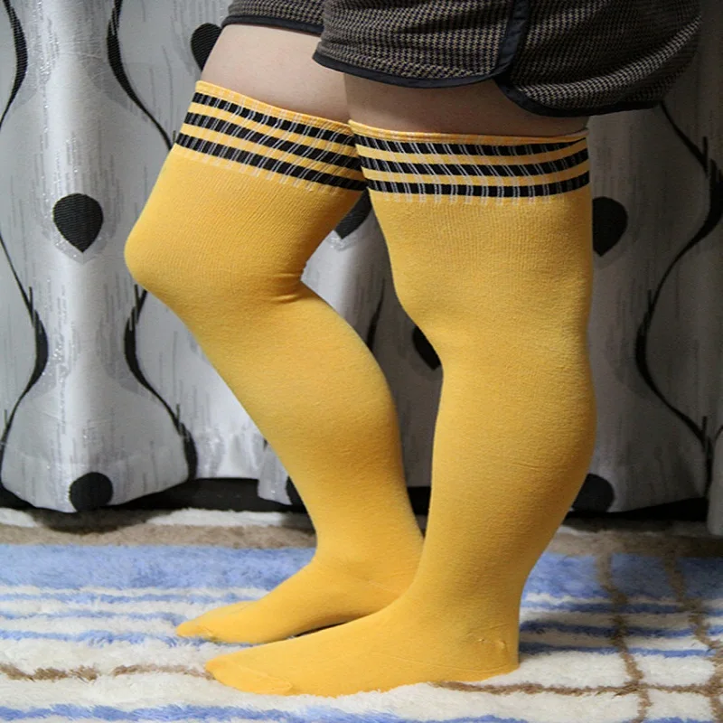 

Fashion Cotton Candy High Elastic Knee Hosiery College Long Sleeve for men and women