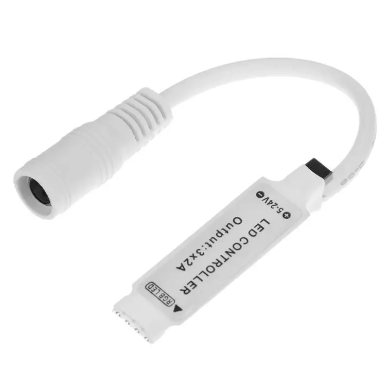 Мини 5 24V 24 кнопочный ИК Беспроводной LED RGB контроллер пульт дистанционного