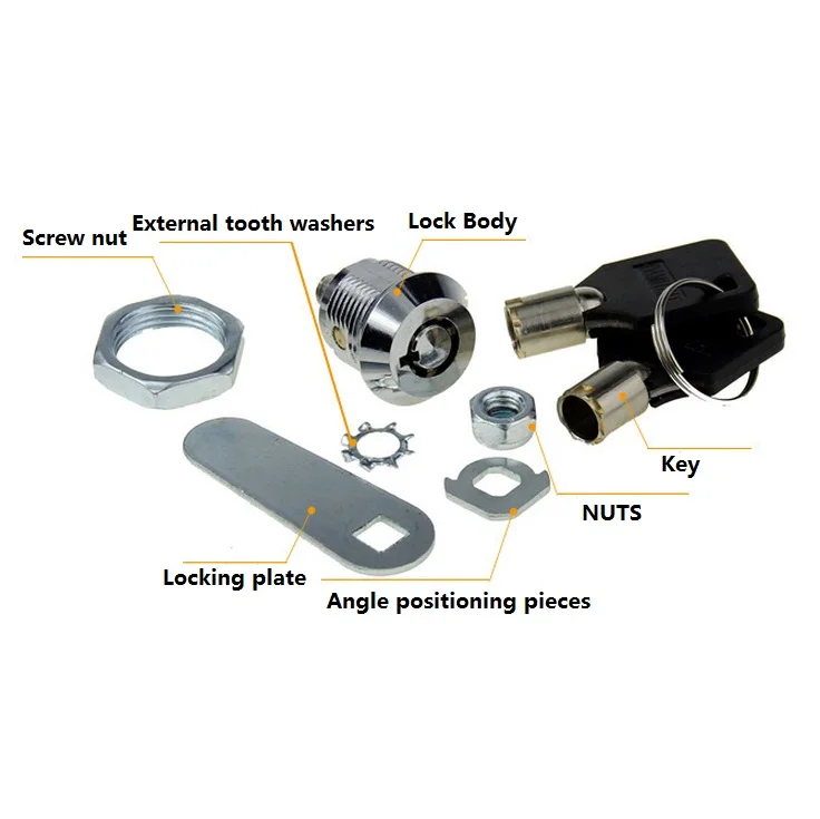 Ящик безопасности трубчатый замок камеры ключ для дверей ящик почтового ящика