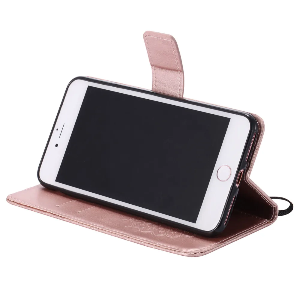 For Apple iPhone 7 8 Plus Premium PU Leather Folio Case w/ Wallet Card Holder Kickstand Phone Shockproof Cover Cases | Мобильные