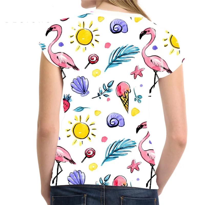 Noisydesigns для женщин комфорта Slim Fit футболка с короткими руками стильный Для милые