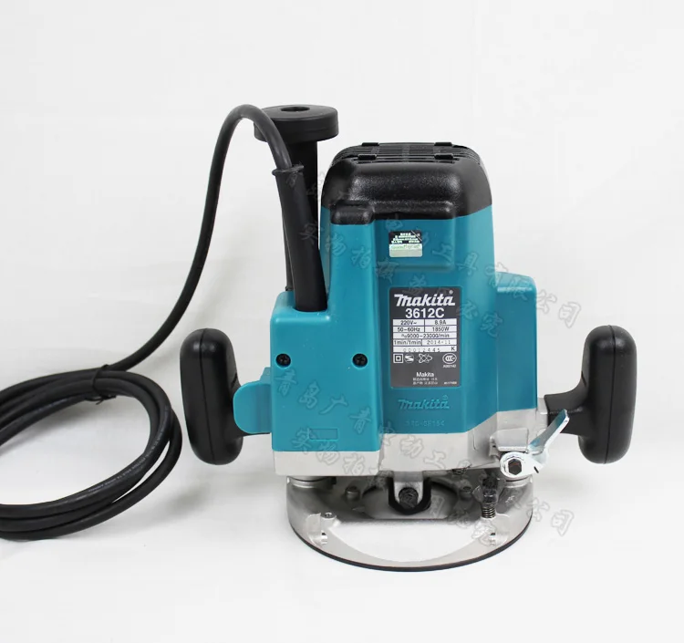 Япония Makita 3612C деревообрабатывающий гравировальный станок бакелитовый фрезерный станок долбежный станок по дереву Обрезка 1850 Вт 160 мм 9000-23000 об/мин