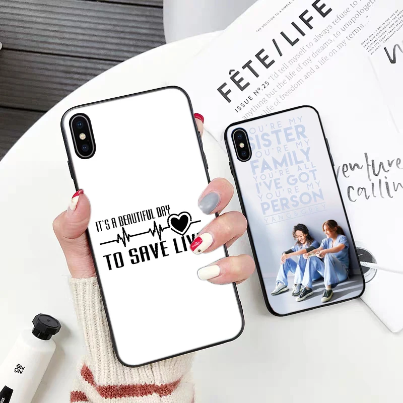 Grey Anatomy Soft High Quality Silicone Case for iPhone 5 5S 6 6S Plus 7 8 11 Pro X XS Max XR | Мобильные телефоны и