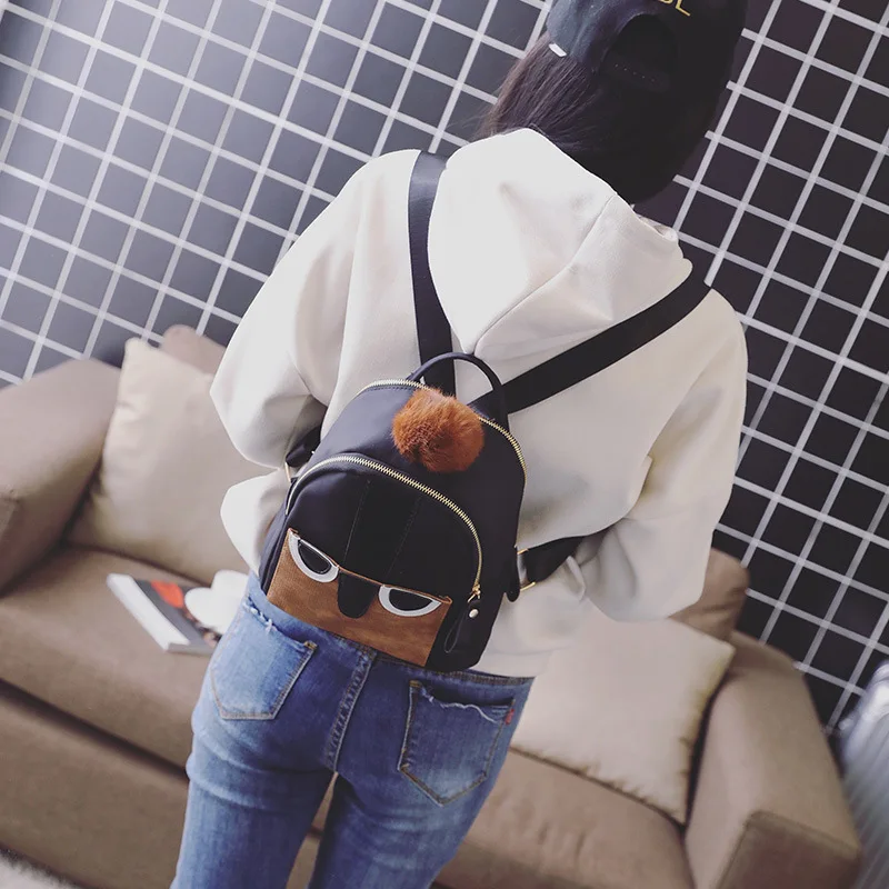 RU и br корейской моды детские нейлон Рюкзаки маленький монстр плечи Сумки