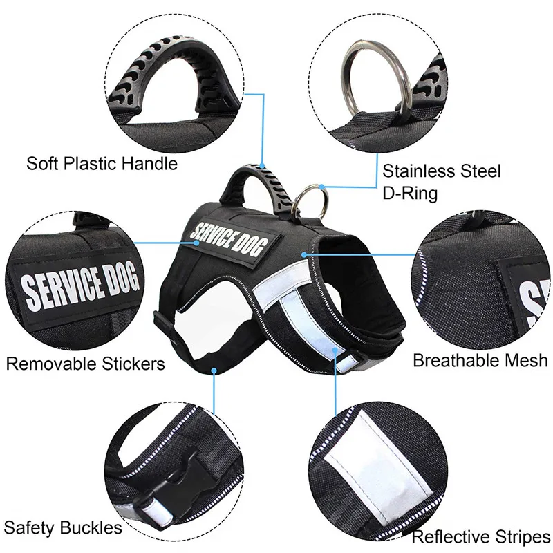 Ремень безопасности для больших собак нейлоновый светоотражающий ремень