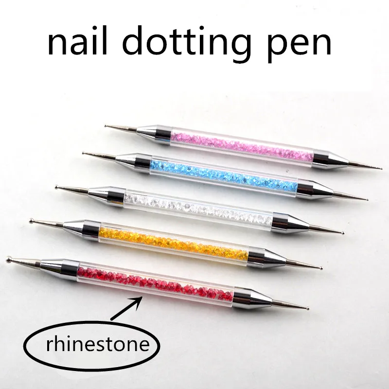 5 шт. х 2 way Расставить Живопись Pen Инструмент Nail Art Для Ухода За Ногтями | Красота и