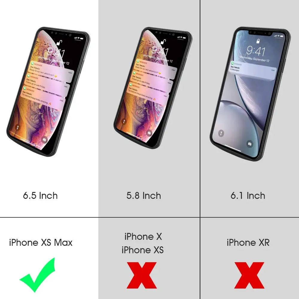 NEWDERY Модернизированный для iphone Xs аккумулятор max чехол Qi Беспроводная зарядка совместимый, 6000 мАч чехол с внешним зарядным устройством для iphone xs max