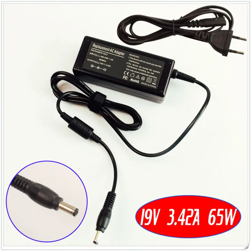 

19V 3.42A Ac Adapter Charger For Toshiba Satellite L505 L505D L505-S5988 L505-S5966 L305-S5902 L305-S5947 T135-S1307 Laptop