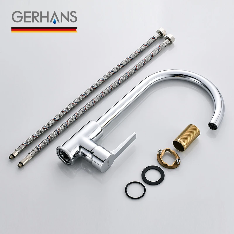GERHANS Irismart высокий кухонный кран Современный высококачественный хромированный