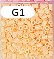 G1 DOLLRYGA детская игрушка 1500 шт./кор. 2,6 мм Хама бусины 72 цвета для детей пенный перлер Pegboard материалы ручной работы гладильная головоломка горох - Цвет: G1