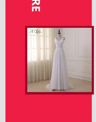 Adln плюс Размеры свадебное платье Beach шифон Vestido De Novia v-образным вырезом Кружево Половина рукава Свадебные платья сзади Кружево-up
