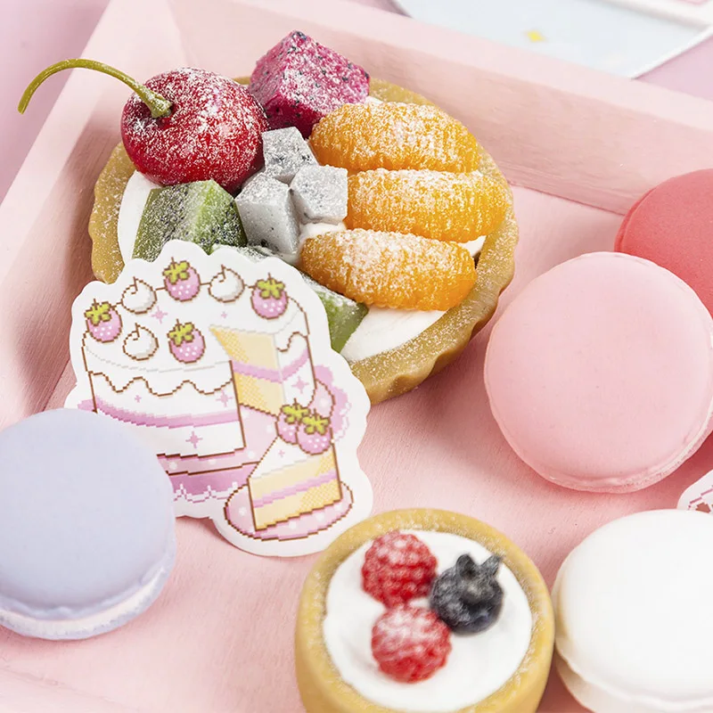 30 шт милые канцелярские наклейки s Kawaii Единорог наклейки для торта пуля бумага для журнала стикер для детей DIY Скрапбукинг ежедневник, альбомы