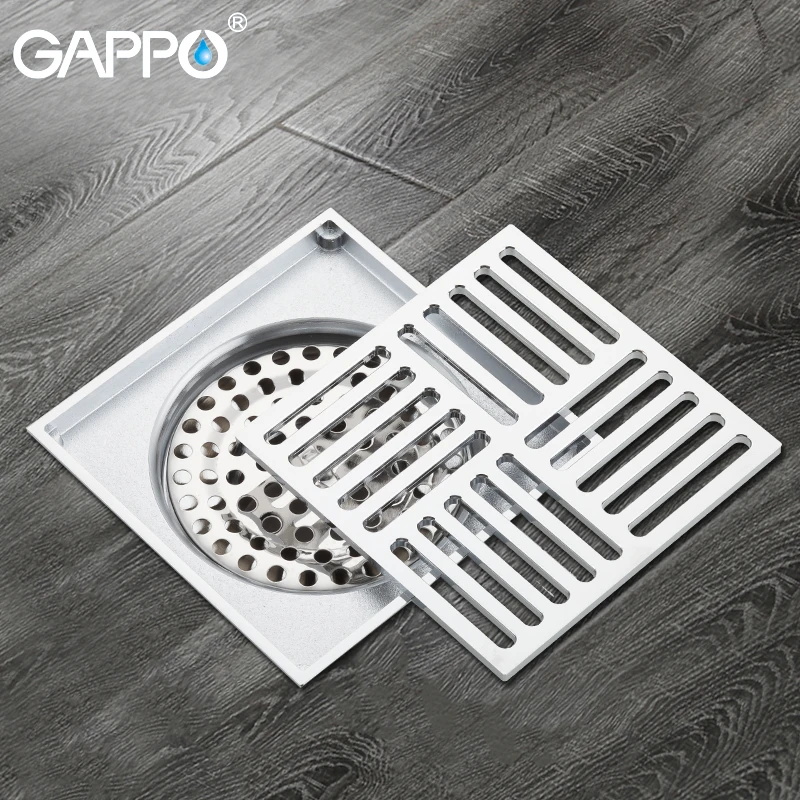 GAPPO вставка квадратный Пол Отходов решетки ванная комната плитка душевой сток в