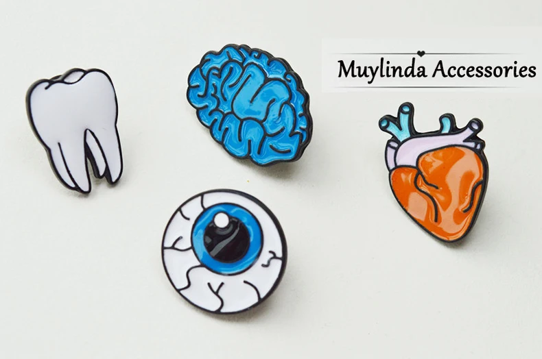 Muylinda медицинская брошь значок для одежды Гипербола нагрудные булавки мультфильм тела брошки пуговицы заколки джинсовая булавка украшения ювелирных изделий