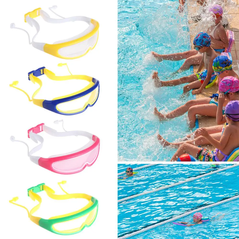 

Anti Fog Children Swimming Goggles Boys Eyewear Waterproof Swim Glasses Earplugs