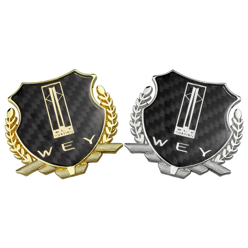 Автомобильные металлические аксессуары, боковой значок, эмблема для стайлинга для WEY V7 VV5 VV5S VV7S VV7C SUV VV6 Pi4 P8 GT, внешняя наклейка, украшение