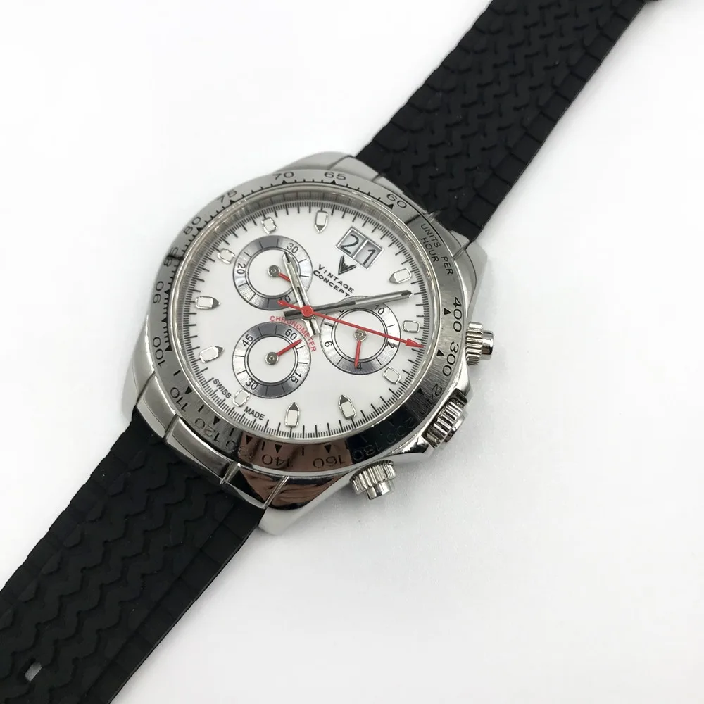 Vintage Concept Fashion Men watch in Quartz Watches Sapphire Glass Stainless Steel 10ATM Watch for Women falme male sport | Наручные часы