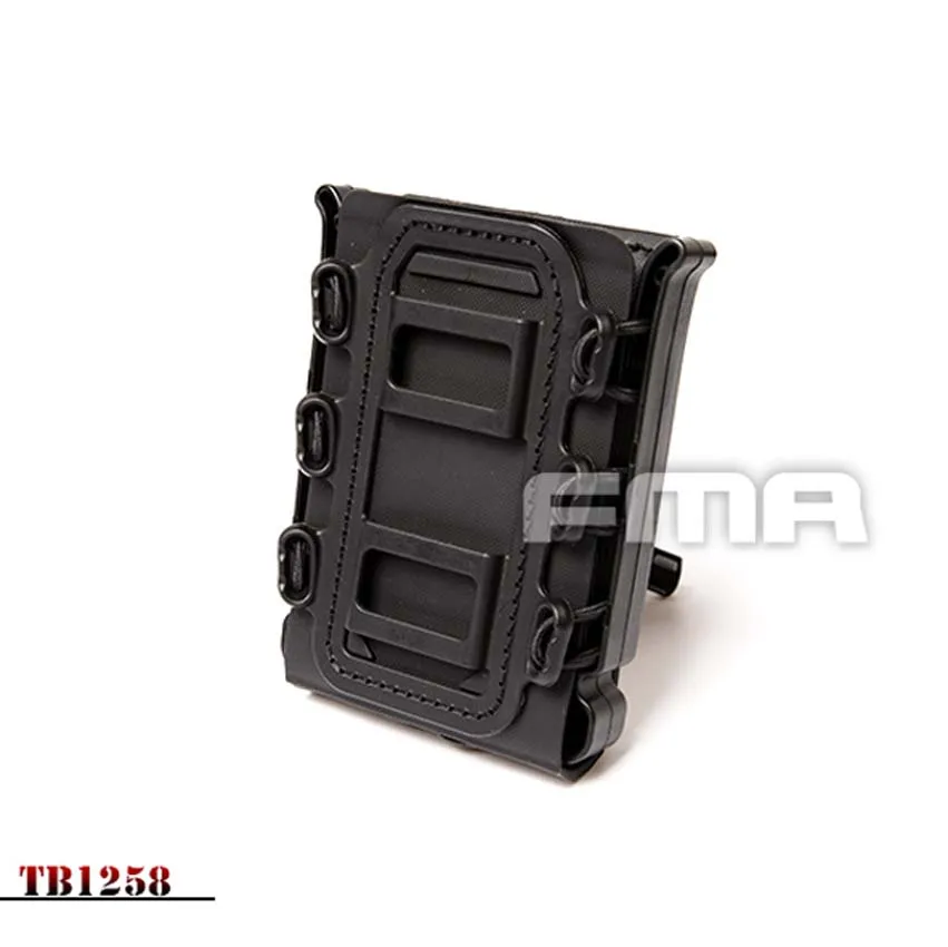 Outdoor FMA Tactical Soft Shell Scorpion Mag 7.62 Magazine Pouch Carrier TB1258 BK/DE/FG Free Shipping | Спорт и развлечения