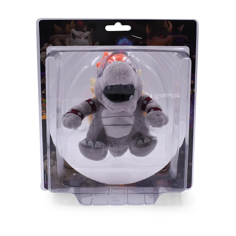 3D Land Bone in box 3 вида стилей " 12 см Super Mario Bros Bowser Kuba Dragon Dark Bowser 3D Land Bone Koopa брелок в виде дракона брелок-подвеска мягкая кукла - Цвет: 3D Land Bone in box