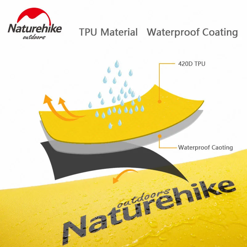 Водонепроницаемая сумка Naturehike портативная сепарационная из ТПУ объемом 28 л для