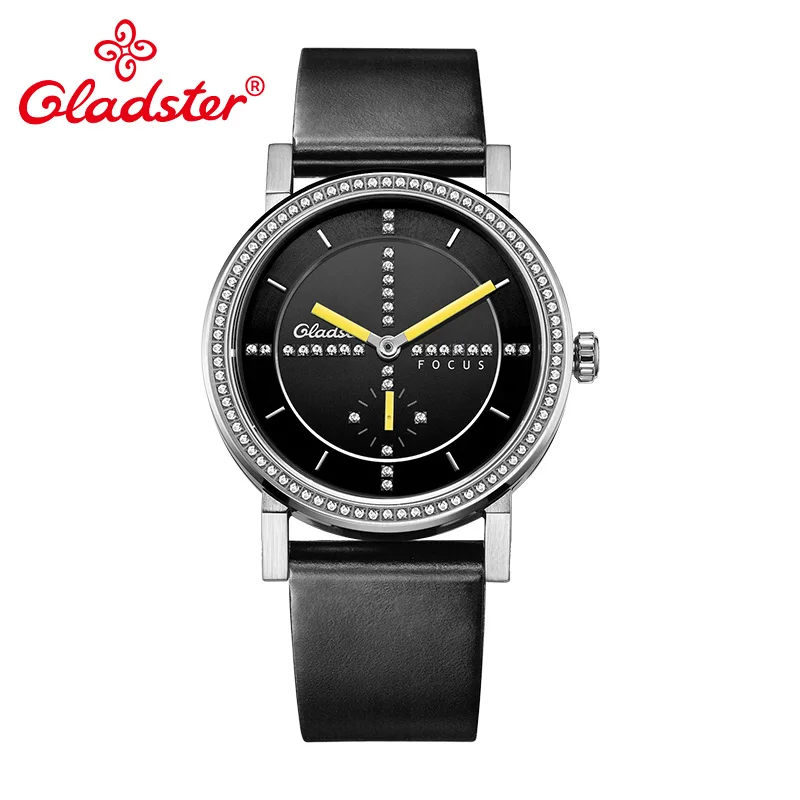 Японские часы Gladster MIYOTA 1L45 роскошные женские наручные с кристаллами кварцевые