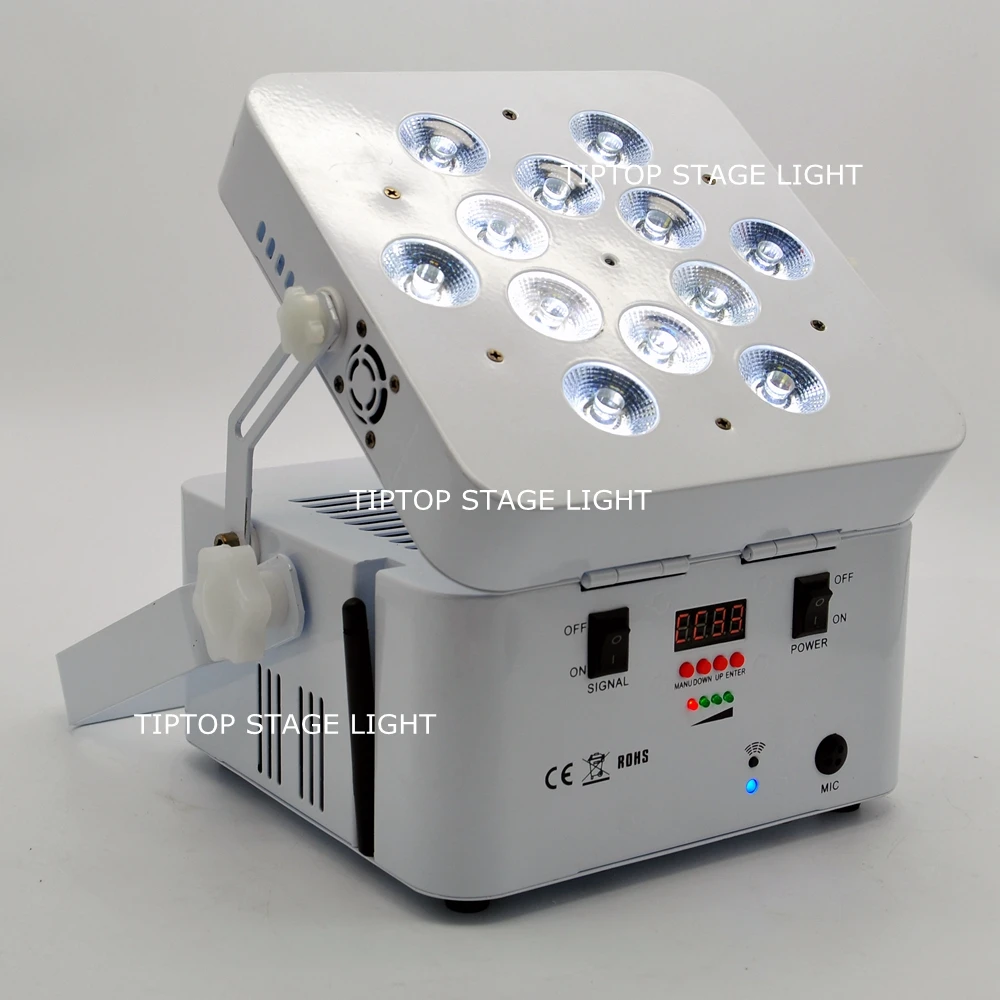 TIPTOP TP G3038 6IN1 20XLOT RGBWA UV Freedom dj Led Par Light полностью беспроводной 12X18 Ватт LED Wash fixment D Fi
