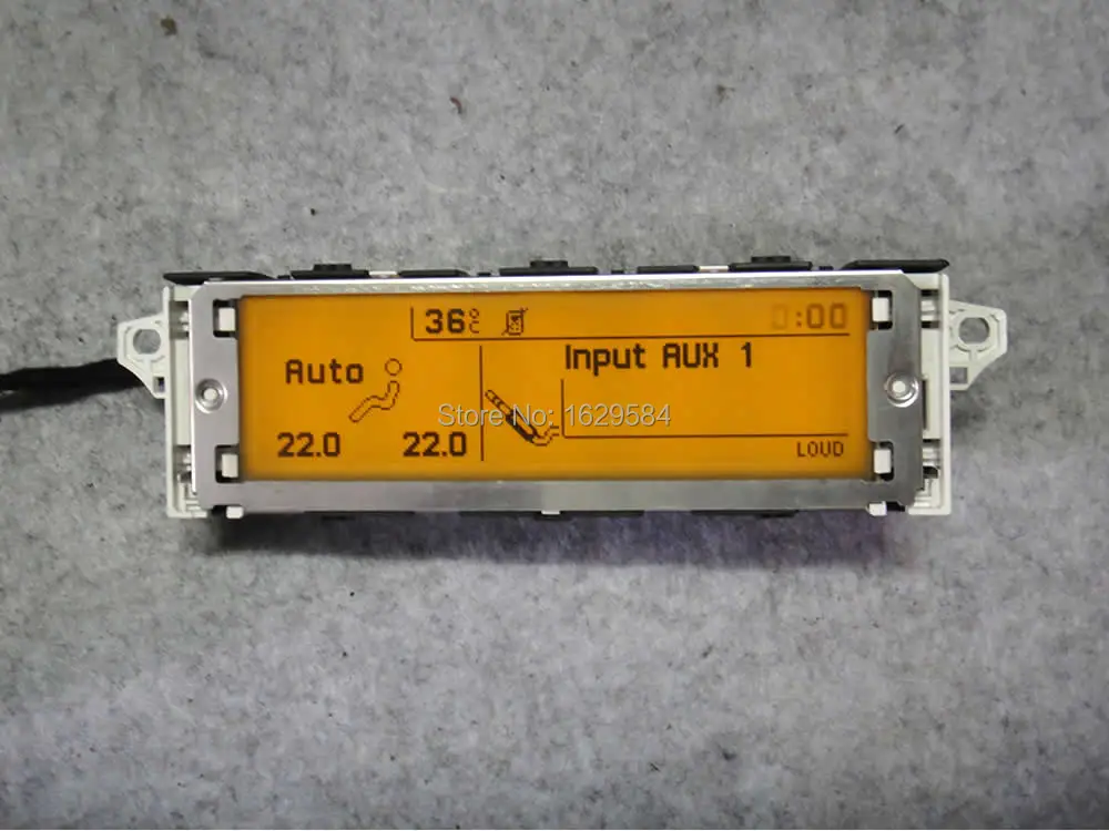 Оригинальный Автомобильный дисплей с поддержкой USB и Bluetooth желтый монитор для