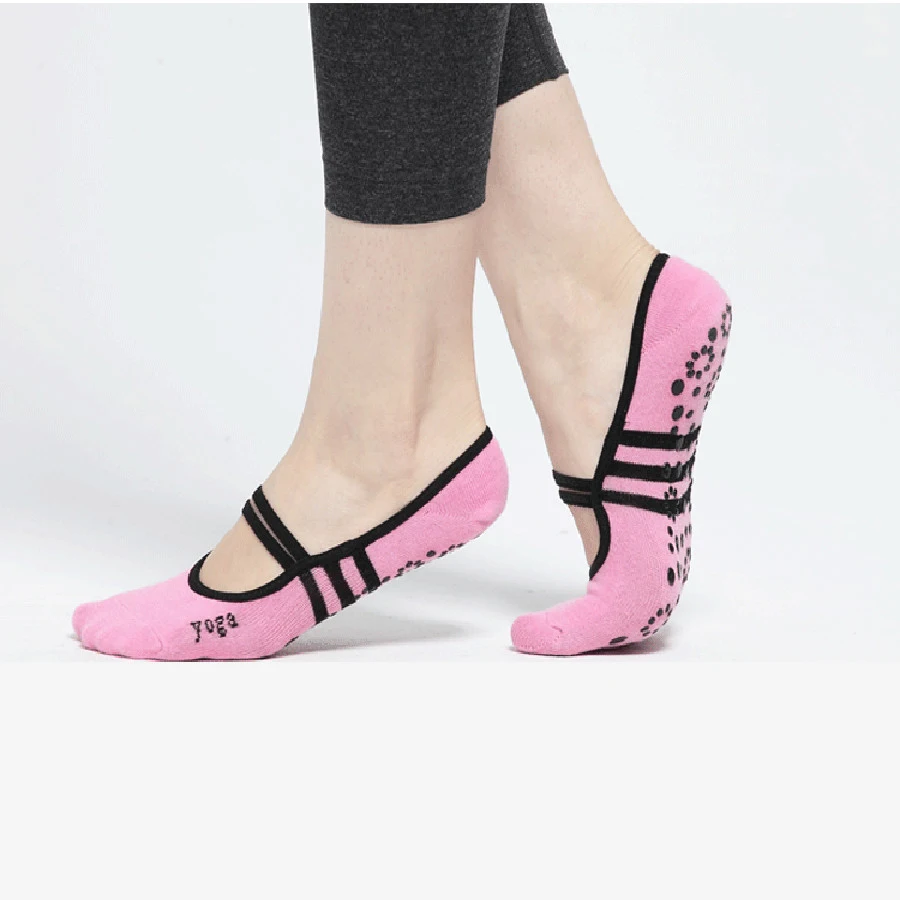 1 пара балетный Топ для занятия танцами Пилатес носки с открытой спиной