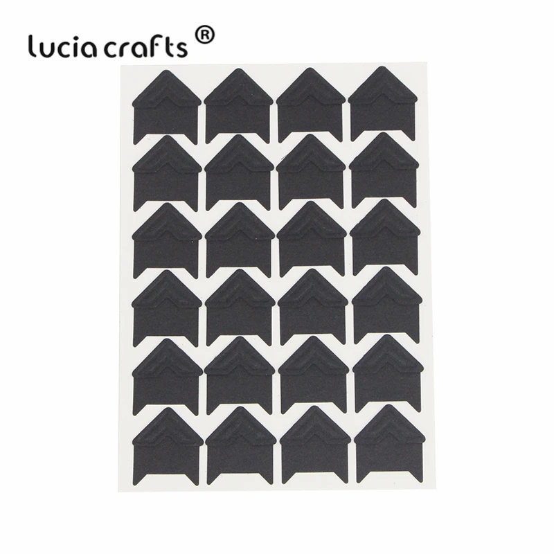 Lucia crafts(1 лист = 24 шт Угловые наклейки) Бумага для скрапбукинга DIY свадебный фотоальбом рамка Декоративные наклейки I0509