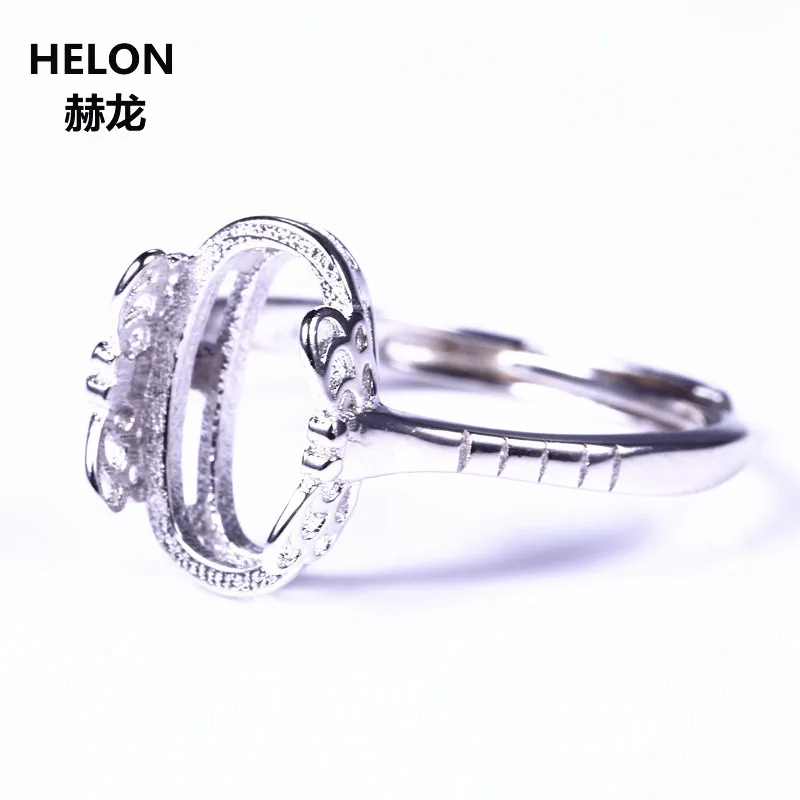 Женское Обручальное кольцо с полукреплением из серебра 925 пробы для овального