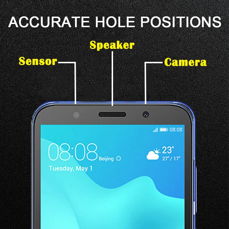 Для Huawei y6 Prime 2018 Защитная пленка для экрана на huawey view защитная из закаленного