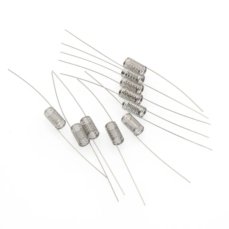 E-XY Нотч катушка 10 шт./лот SS316L нагревательный провод 0.25ohm предварительно изготовленные катушки для электронных сигарет RDA RBA атомайзер RTA