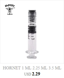 HORNET боросиликатное стекло Dabbler 5,20 дюймов воск Dab инструмент толстый Pyrex Dabber инструменты кварцевые Banger гвозди Dab установки оптом