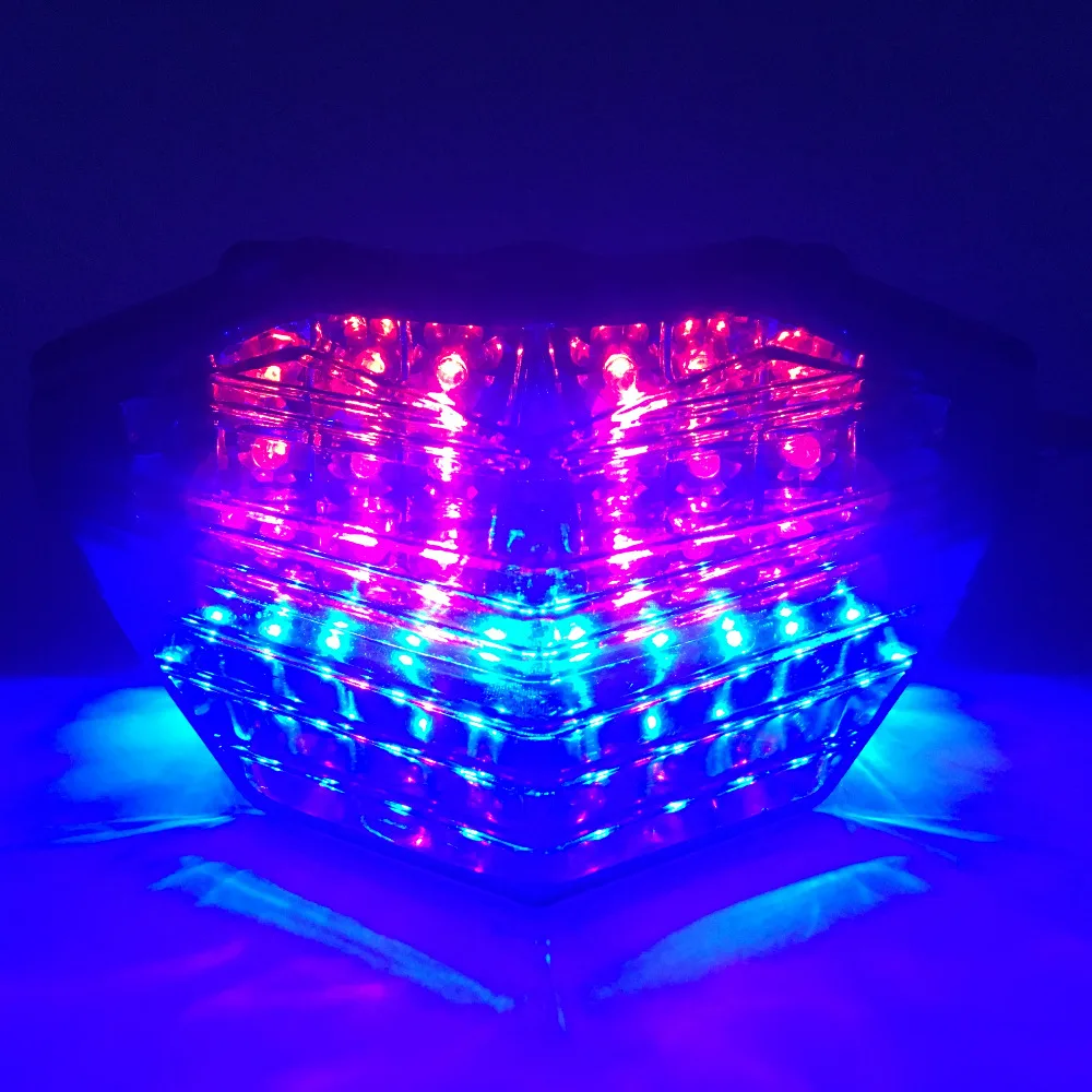 Motorcycle Rear Tail Brake Lamp Turn Signals Led Light For 2013- KAWASAKI Ninja 250 300 Z300