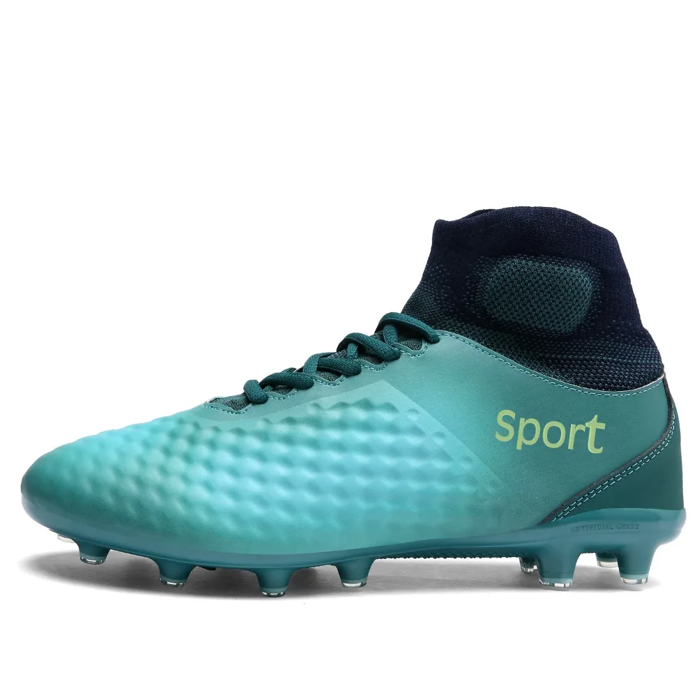 Новое поступление высокие футбольные бутсы с шипами на лодыжке для взрослых